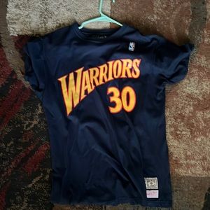 Steph curry mitchel and Ness nba t shirt